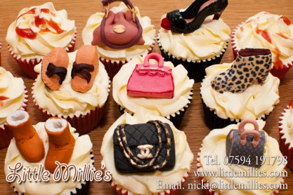 Designer handbags and shoes cupcakes-1